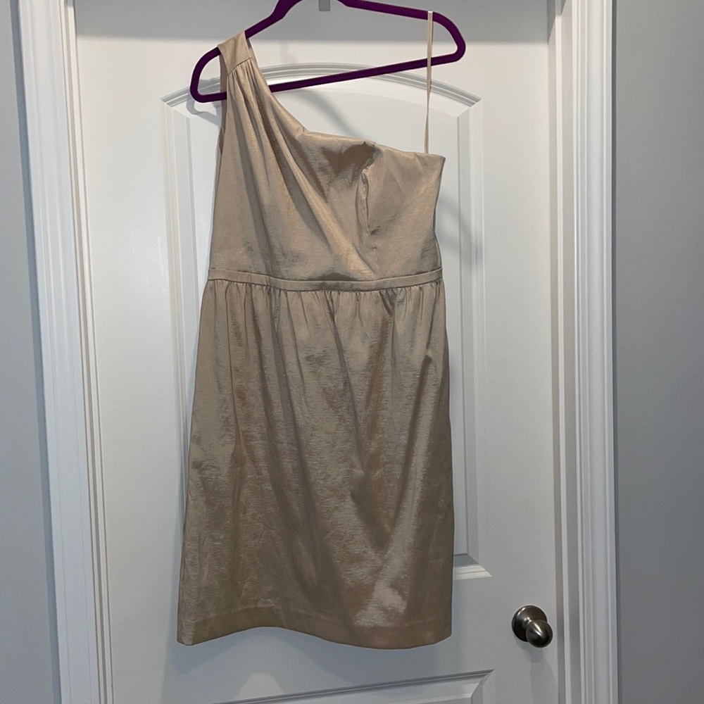 One shoulder cocktail dress